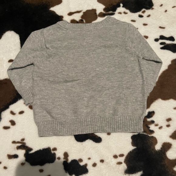 Gray Dinosaur baby sweater - Picture 4 of 5